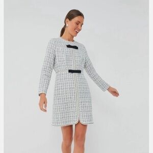 Tuckernuck- Ivory Bow Tweed Dress NWT